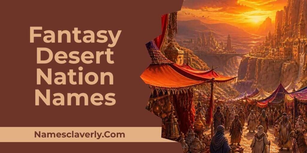 Fantasy Desert Nation Names