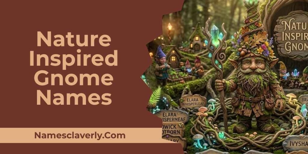 Nature Inspired Gnome Names